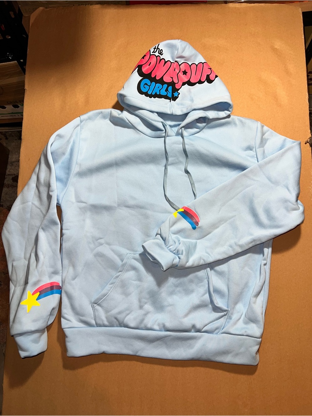 Light Blue Powerpuff Girls Hoodie Sweatshirt